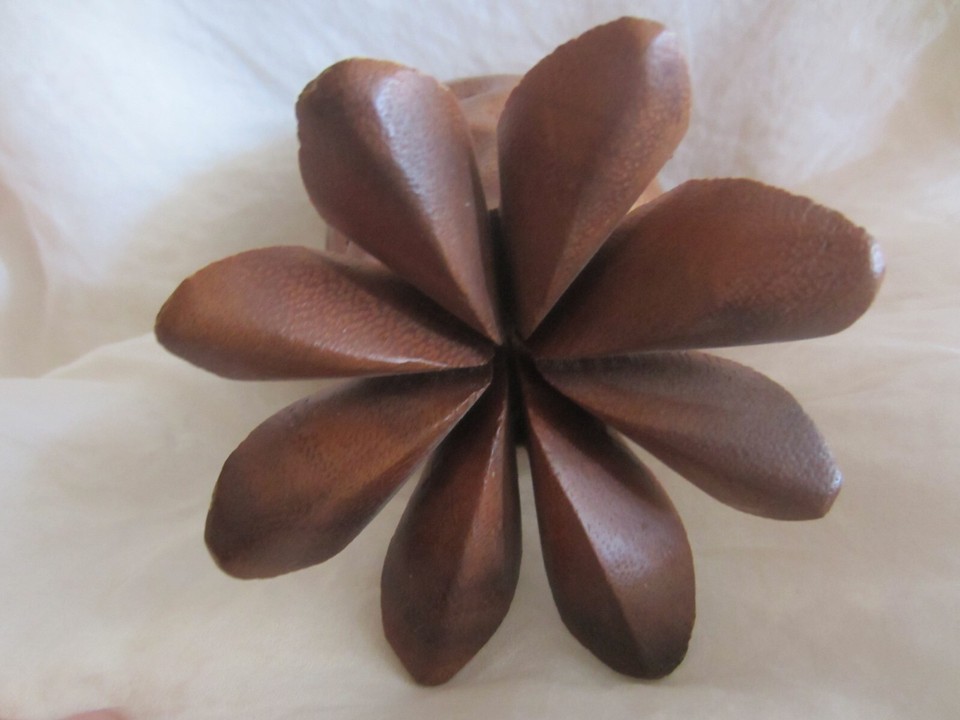 Vintage Pineapple Luau Toothpick Appetizer Holder Wood Tropical Tiki