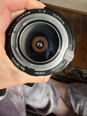 Nikon 50cm 500mm f5 Nippon Kogaku Reflex-Nikkor Mirror lens w Lens