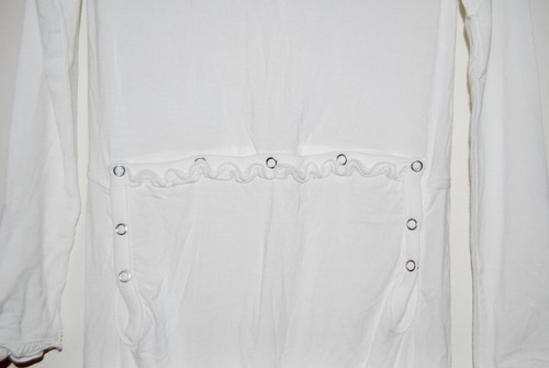 NWT Catch a Tiger by KicKee Pants Girls White Basic Muffin Ruffle Coverall PJs 8 - Picture 10 of 12