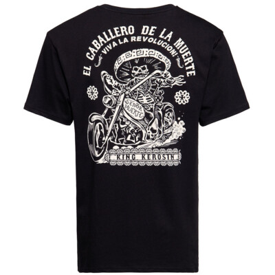 King Kerosin Rockabilly Vintage Biker T-Shirt - El Caballero