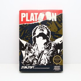 NES PLATOON - NINTENDO COMPLETE IN BOX - GREAT CONDITION