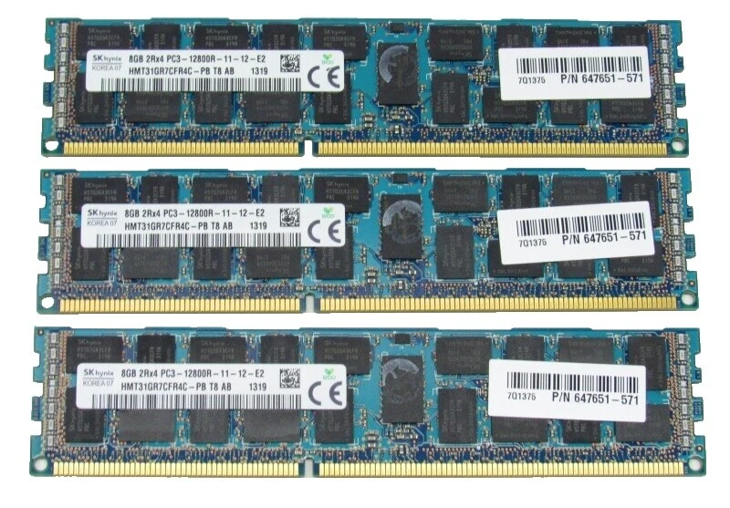 SDRAM DDR3 de 8 GB Hynix ordenador de los módulos de memoria (RAM) 1