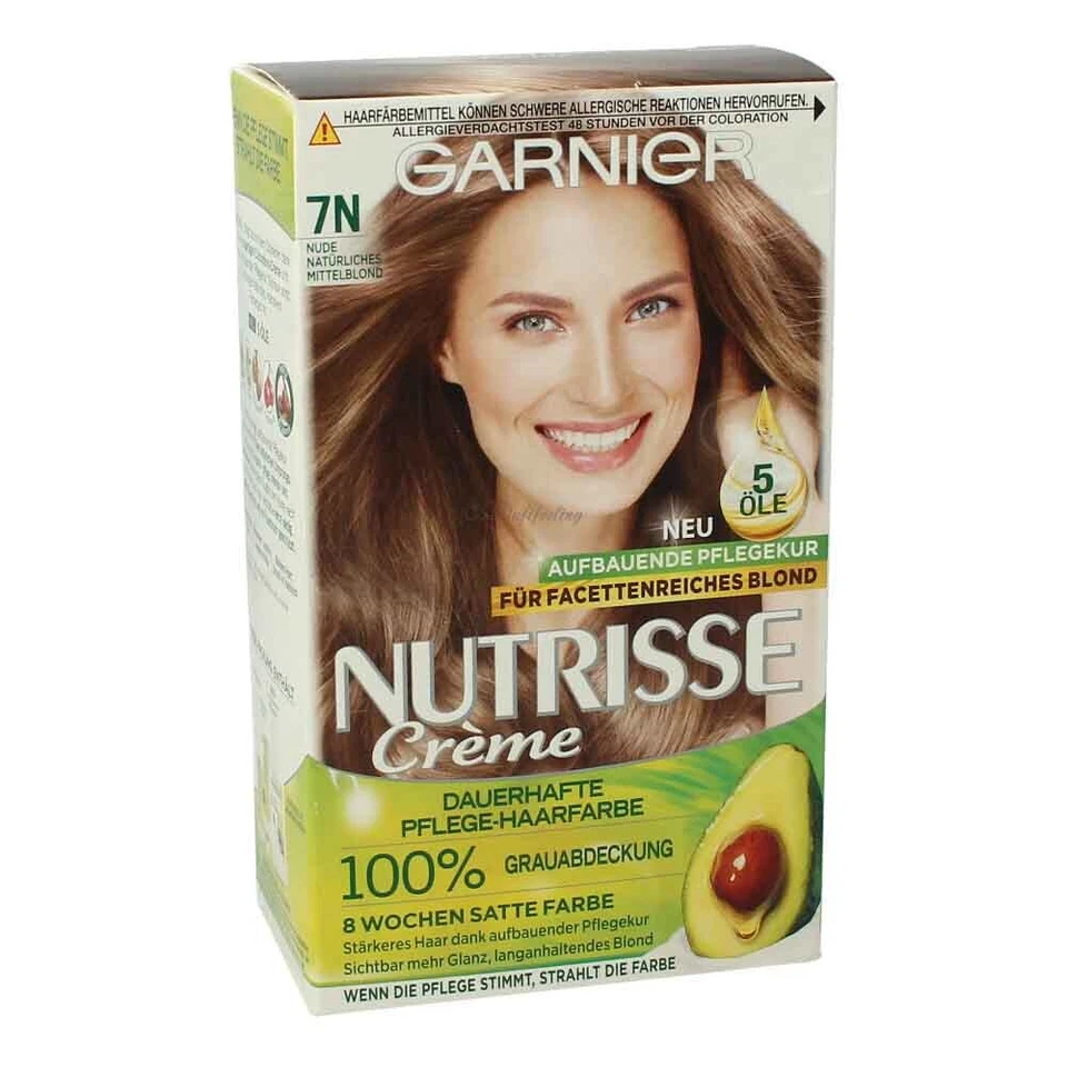 Garnier Nutrisse Creme 7N Nude Natürliches Mittelblond
