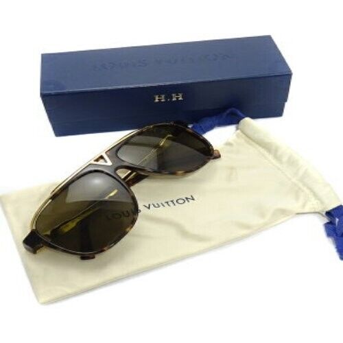 LOUIS VUITTON #1 Z0938E Sunglasses Mascot Brown Size: 59 13 LOUIS VUITTON #1 Z0938E Sunglasses Mascot Brown Size: 59 13