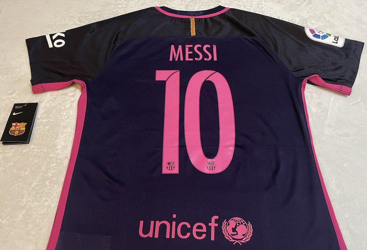 NIKE BARCELONA MESSI SOCCER JERSEY SIZE MEDIUM | eBay