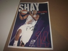 SHAY MURPHY SIGNED AUTOGRAPHED 5.5 X 8.5 PHOENIX MERCURY TEAM ISSUE PHOTO