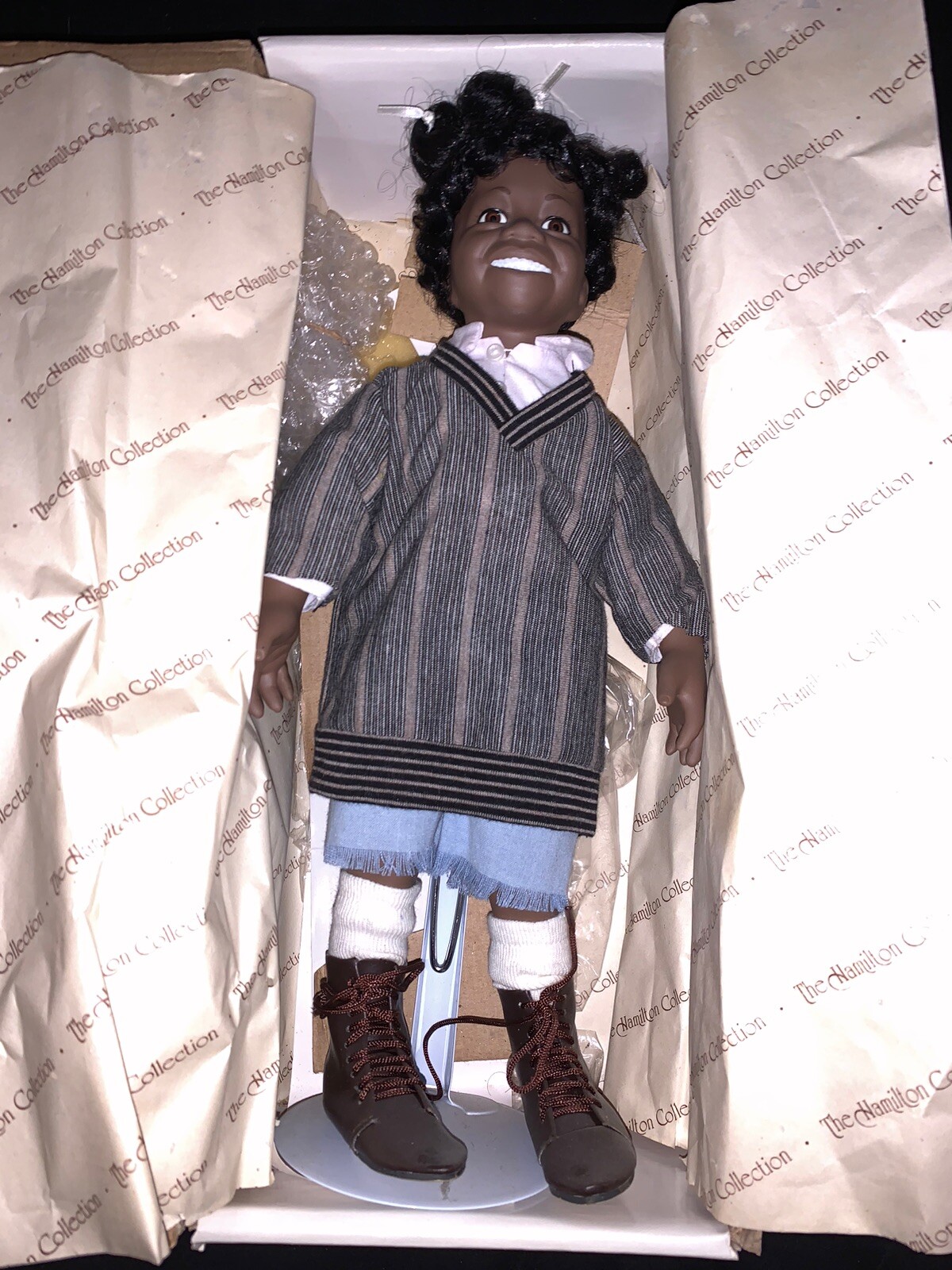 The Little Rascals "Buckwheat" Doll 14" The Hamilton Collection