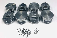 SILVOLITE FLAT TOP Pistons Set/8 for Chevy 4.8L 5.3L V8 LS FLOAT PIN 3520HC.STD
