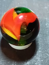 Contemporary Marble .99. Multi Colored One Of A Kind ,Really Striking Cool