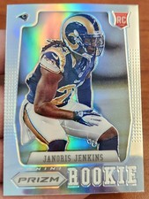 JANORIS JENKINS 2012 PRIZM FOOTBALL SILVER PRIZMS RC REFRACTOR RARE!! #268