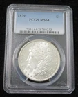 1879 Morgan Silver Dollar * PCGS Graded MS64 * Bright * Beautiful Details