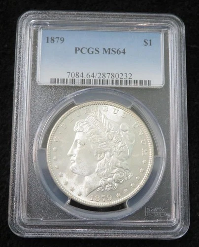 1879 Morgan Silver Dollar * PCGS Graded MS64 * Bright * Beautiful Details