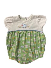 Vintage Y2K Healthtex One Piece 3/6 Months Romper Barnyard Animals