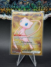Carta Mew EX 205/165 Metallo Oro - Pokemon Scarlatto e Viola 151 UPC Promo