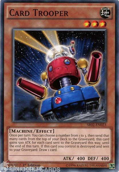 SR02-EN023 Card Trooper  1st edition Mint YuGiOh Card
