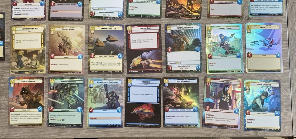 Star Wars Unlimited - Lote de láminas hiperespaciales - 65+ cartas - Todos los juegos - Envío rápido Foto 3 de 4