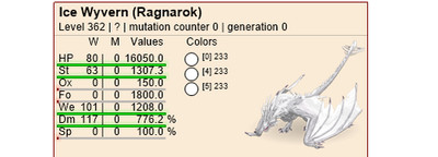 Ark ASA Xbox/PC/PS PVE Solid 233 White Top Level 362 Ice Wyvern Egg Pair