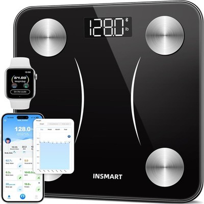 Body Fat Scale, Smart Scale for Body Weight 0.1lb High Accuracy, Digital Bath...