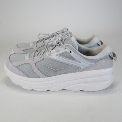 Hoka One One Shoes Mens Size 13 Gray Bondi B3LS Running Sneakers 1155351 CYWH