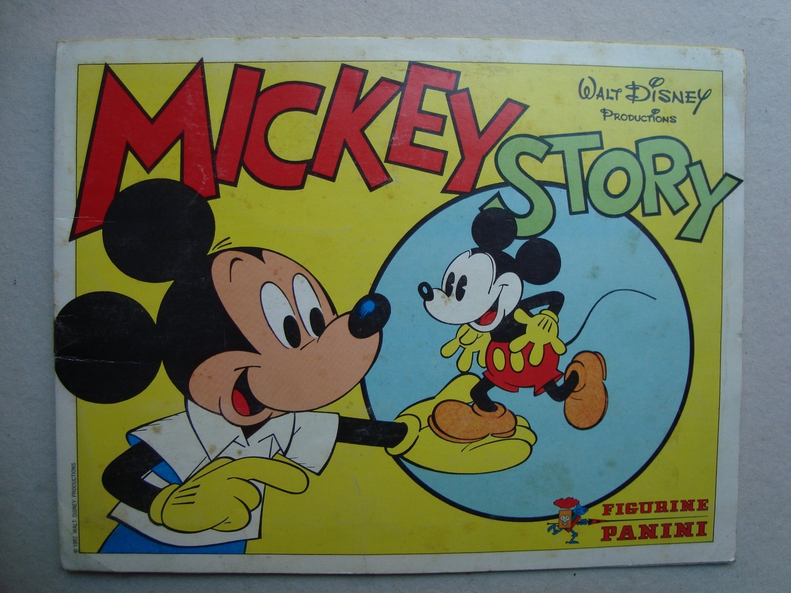 album mickey story completo ed.panini 1982