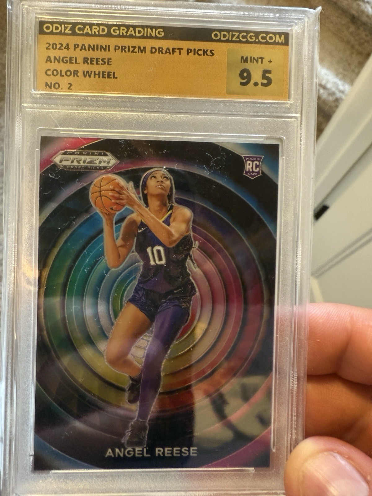 2024 Panini Prizm Draft Picks Angel Reese Color Wheel SSP Case Hit LSU RC SP 🔥