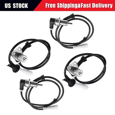 4x Front & Rear Side ABS Wheel Speed Sensor for BMW E30 318i 325 325E 325ES 325i