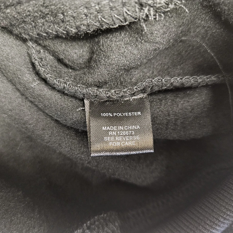 Ropa del equipo de la NFL New Orleans Saints logotipo bolsillos con cremallera sudadera con capucha negra/grande para hombre Foto 4 de 4