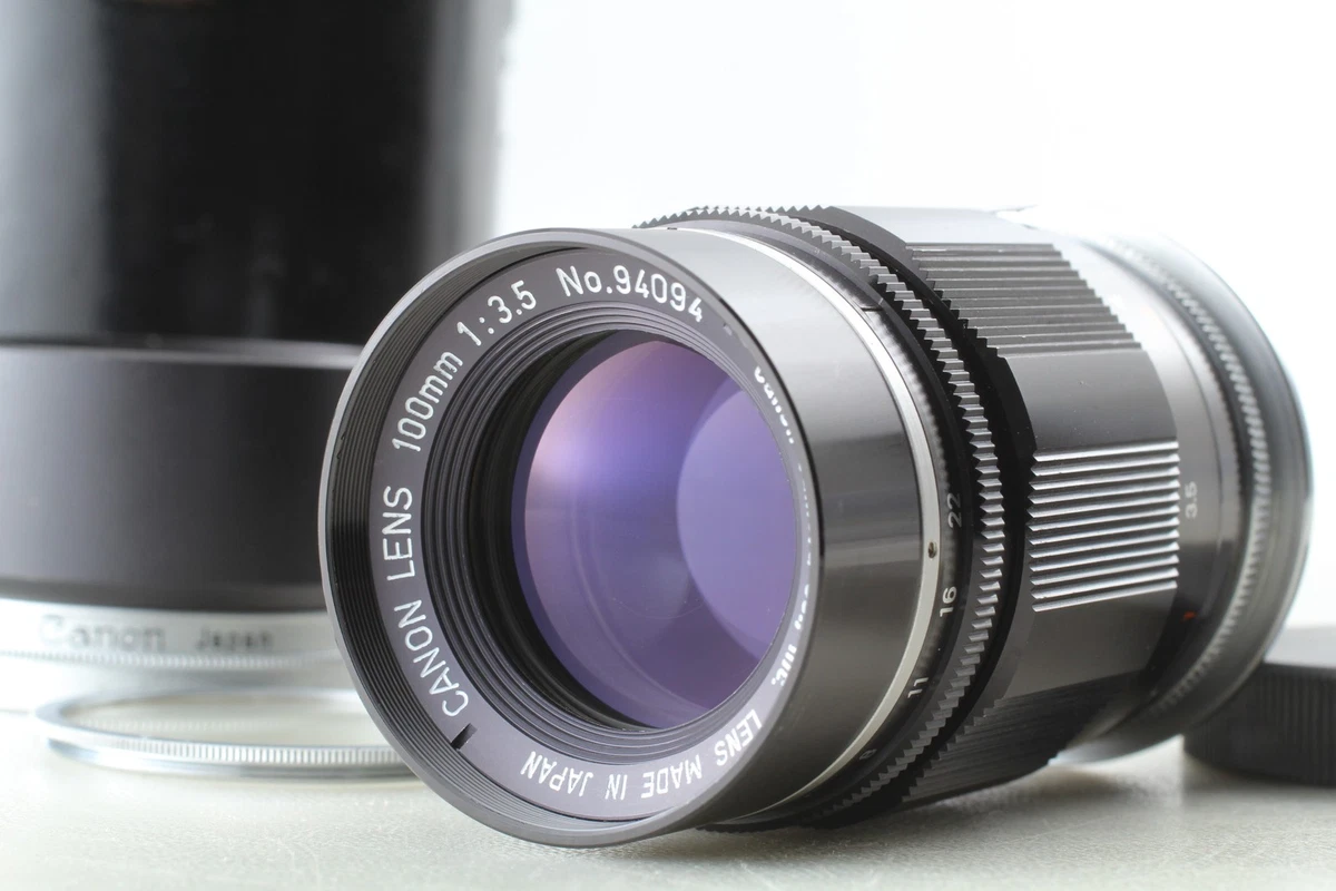 Canon f/3.5 Camera Lenses 100mm Focal for sale | eBay