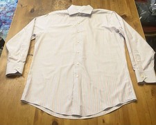 Brooks Brothers 1818 Regent Non Iron Shirt 16 2/3 Blue Red Stripe Cotton