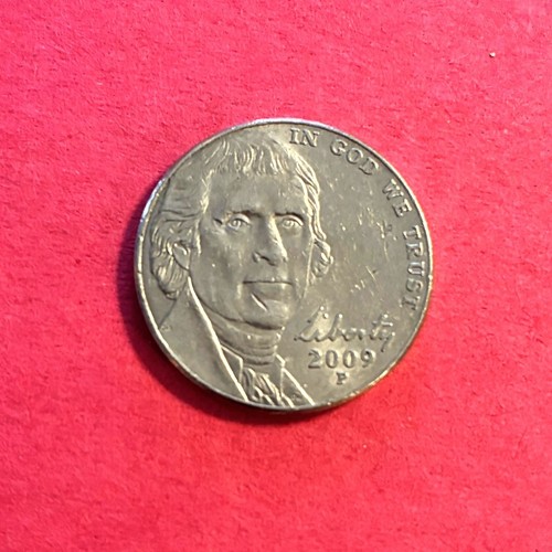 One 2009P Jefferson Nickel Below Fine Circulated Condition Ships Free