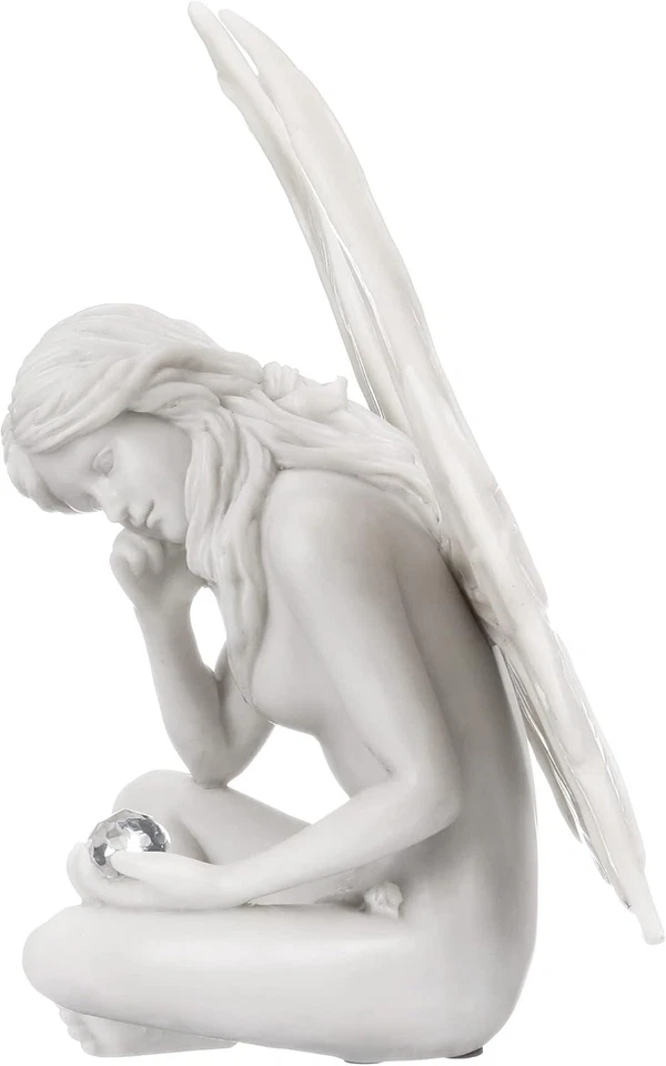 Estatuilla Estatua Mujer Hada Jardín Secreto Mirando Toscano Diseño, 7 pulgadas... Foto 4 de 4