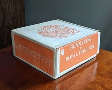Royal Doulton Bunnykins 3 Piece Set Plate Bowl Cup Bone China England Vintage