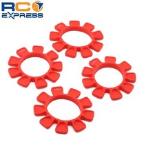 Koswork Ufo High Strength Silicone Tire Glue Bands (Red) (4) (1/8 & 1/ KOS14605R
