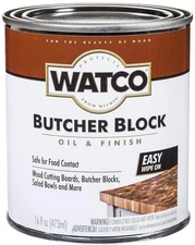 Watco 241758 Butcher Block Oil & Finish, 16 Fluid Ounce, Clear