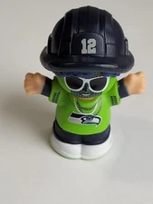 Mattel Fisher Price Little People Collector NFL Seattle Seahawks Fan #12 Figure