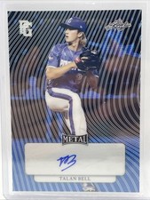 2023 LEAF METAL PERFECT GAME TALAN BELL BLUE WAVE REFRACTOR 3/10 AUTO