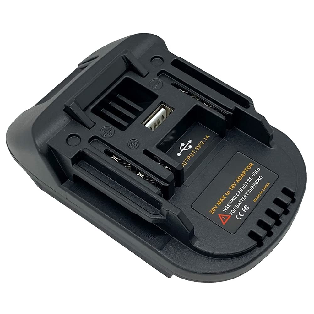 Battery Adapter for Makita 18V Lithium-Ion Cordless Tools, Convert for Milwau...