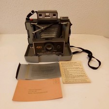 Polaroid 420 Flash Automatic Instant Land with Adjustable Strap Gray Camera