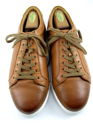 Allen Edmonds ''COURTSIDE'' Leather Dress Sneakers 9 EEE Chili WORN ONCE (724N)