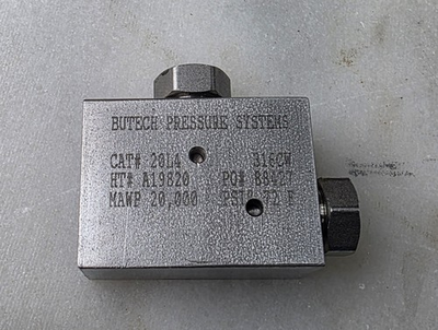 #ad Butech Pressure System 20l4 20000 Psi Elbow Fitting Pipe $35.99