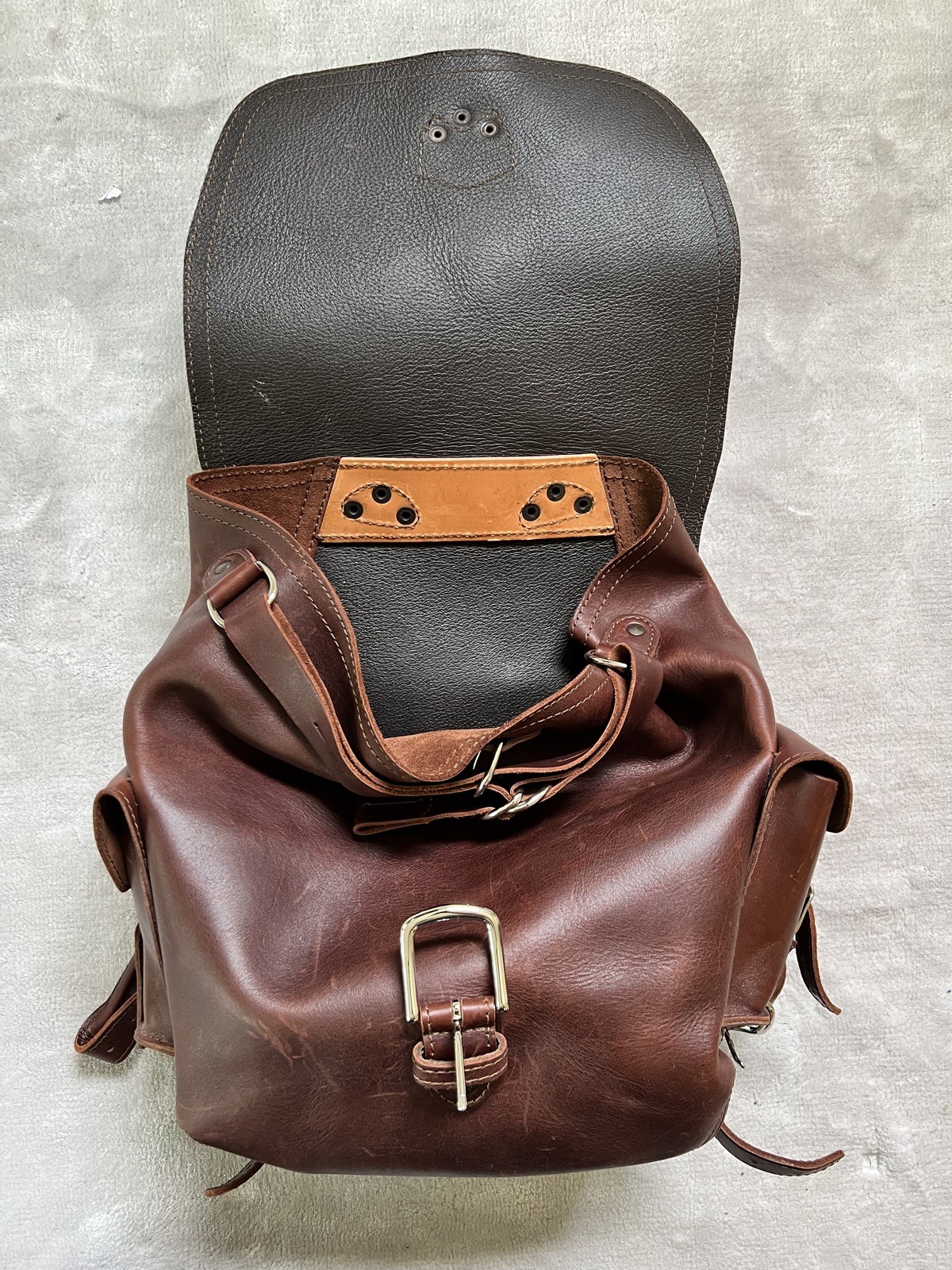 Saddleback Leather Medium Simple Backpack Chestnu… - image 2