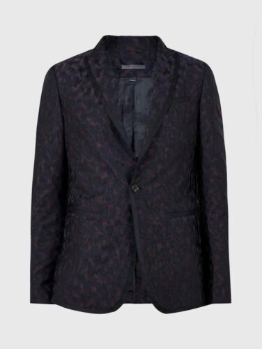 John Varvatos Men's Wallace Merlot Jacket 44 NEW $1498 JVSO2119Y3-DACC - Picture 1 of 4