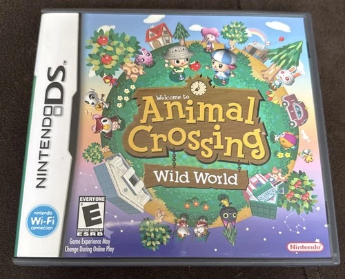 Animal Crossing Wild World Game for nintendo DS with Case and Manual