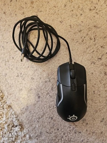 SteelSeries Rival 5 Wired Optical Gaming Mouse with RGB Lighting Wired - Black