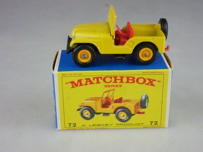 72b Standard Jeep - 32297 Matchbox Regular Wheels