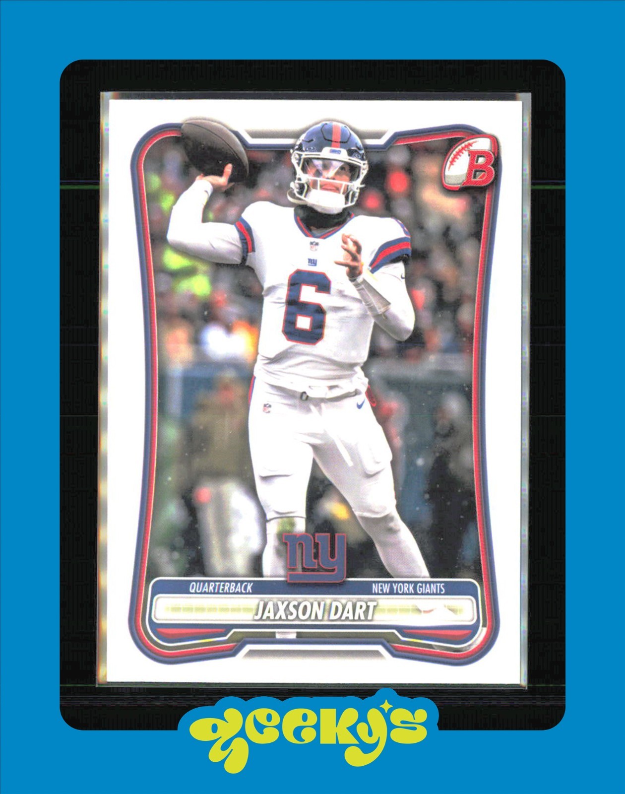 Jaxson Dart 2026 Topps Bowman Card #77 New York Giants NFL $2MIN