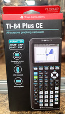 Texas Instruments TI-84 Plus CE Graphing Calculator - Black. NEW. FREE SHIPPING