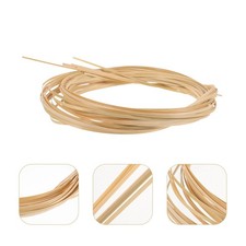 7 Bamboo Strips Roll Wide Flat Bamboo Weaving Material for Diy Basket