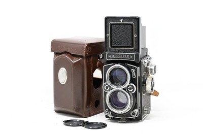 Rolleiflex 2.8D 6x6cm TLR film camera W/ Xenotar 80mm f2.8 lens