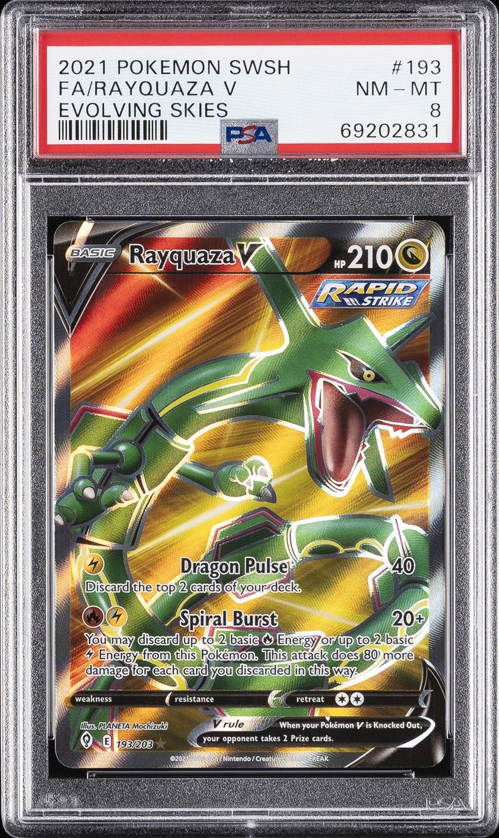 Rayquaza V (Full Art) 193/203 SWSH07: Evolving Skies Holo for sale